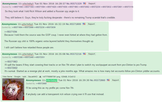 Imagen: una serie de posts archivados de 4chan